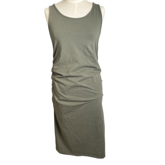 Isabel Maternity by Ingrid & Isabel Sage Green Midi Dress - Picture 1 of 6